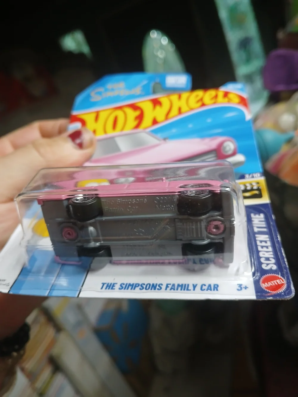 2026 Hot Wheels Screen Time collection features The Simpsons Family Car (number